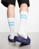 adidas-Adilette 22 Slides-Men-Dark Blue / Cloud White / Dark Blue-12