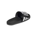 Adidas Adilette Comfort Adjustable Slides Core Black/White/Grey US5