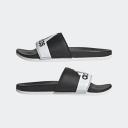 Adidas Adilette Comfort Slides. Black/White 8