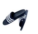 Adidas Adilette Comfort Slides - Dark Blue / Cloud White