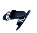 Adidas Adilette Comfort Slides - Dark Blue / Cloud White