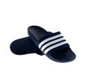 Adidas Adilette Comfort Slides - Dark Blue / Cloud White