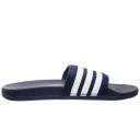 Adidas Adilette Comfort Slides - Dark Blue / Cloud White