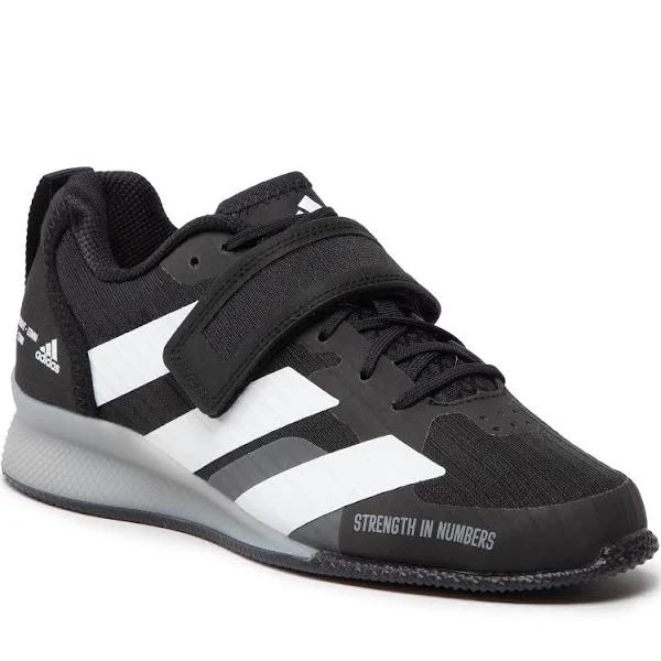 Adidas Adipower III Weightlifting Shoes Black White - 46(2/3)