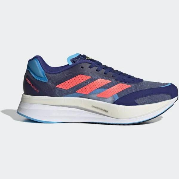 adidas-Adizero Boston 10 Shoes M-Men-Legacy Indigo / Turbo / Sky Rush-11