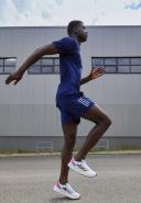Adidas Adizero Boston 11 Mens Running Shoes White/Blue US 10.5