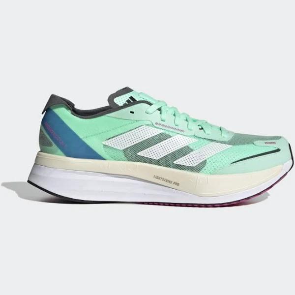 Adidas - Adizero Boston 11 Running Shoes - Green - UK 9