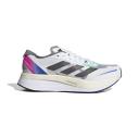 adidas-Adizero Boston 11 Shoes-Men-Cloud White / Core Black / Lucid Blue-7.5