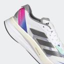 adidas-Adizero Boston 11 Shoes-Men-Cloud White / Core Black / Lucid Blue-7.5