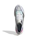 adidas-Adizero Boston 11 Shoes-Men-Cloud White / Core Black / Lucid Blue-7.5