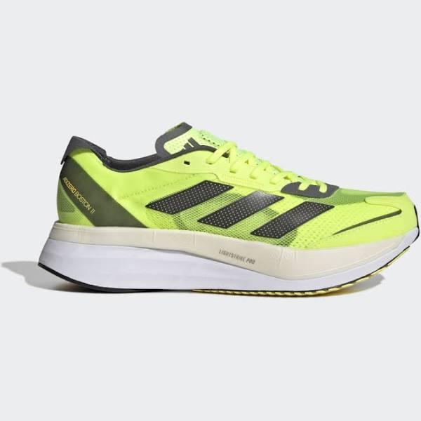 adidas-Adizero Boston 11 Shoes-Men-Solar Yellow / Night Metallic / Beam Yellow-9.5