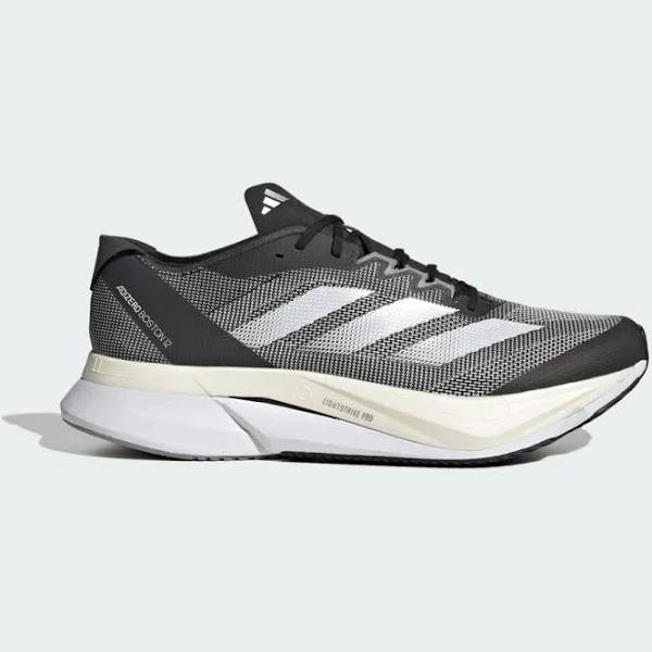 Adidas Adizero Boston 12 Running Shoes - Core BLACK/FTWR White/Carbon