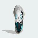 Adidas Adizero Boston 12 Shoes White / Black / Light Aqua M 8 / W 9 - Men Running Trainers