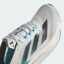 Adidas Adizero Boston 12 Shoes White / Black / Light Aqua M 8 / W 9 - Men Running Trainers