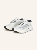 adidas-Adizero Boston 12-Women-Cloud White / Silver Metallic / Grey Five-9
