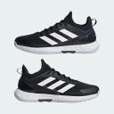 Adidas Adizero Ubersonic 4.1 Mens Tennis Shoes - Core Black / White / Grey Four 12.5