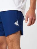 adidas-AEROREADY Designed For Movement Shorts-Men-Dark Blue / White-S 7"