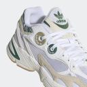 adidas-Astir Shoes-Women-Cloud White / Core White / Dark Green-5