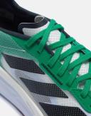 Adidas Boston 11 Running Shoes - White Tint/Core Black/Court Green