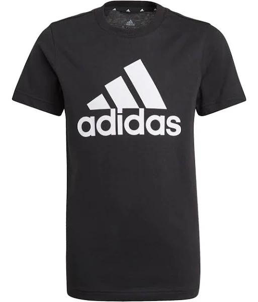 Adidas | Boys Big Logo Essentials Tee (Black/White)