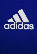 Adidas Boys' Big Logo Tee (Royal Blue/White, Size M)