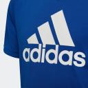 Adidas Boys' Big Logo Tee (Royal Blue/White, Size M)