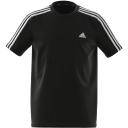 Adidas | Boys Essentials 3-Stripe Tee (Black/White)