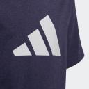 Adidas Boys Future Icons 3Bar Tee Blue Navy 7-8