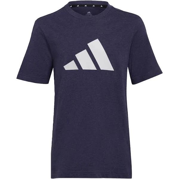 Adidas Boys Future Icons 3Bar Tee Blue Navy 7-8