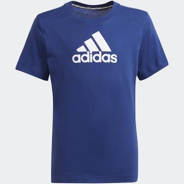 Adidas Boys Logo Tee Blue 14