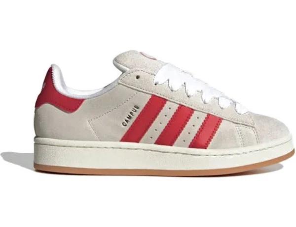 Adidas Campus 00s Crystal White Better Scarlet (Women's)