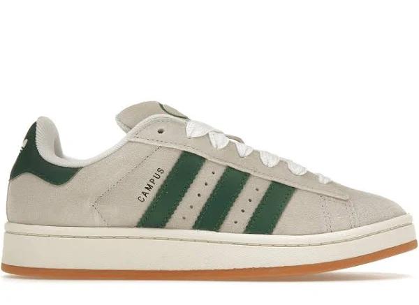 Adidas Campus 00s Crystal White Dark Green (Women's)
