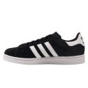 adidas-Campus 2.0 Shoes-Men-Core Black / Cloud White / Cloud White-9.5