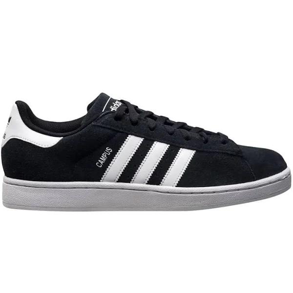 adidas-Campus 2.0 Shoes-Men-Core Black / Cloud White / Cloud White-9.5