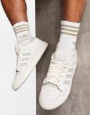 adidas-Centennial 85 Low Shoes-Men-Cloud White / Metal Grey / Cream White-13