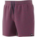 Adidas Check Swim Shorts Red Navy Blue - S