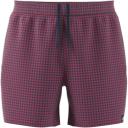 Adidas Check Swim Shorts Red Navy Blue - S