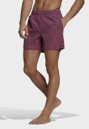 Adidas Check Swim Shorts Red Navy Blue - S