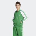 Adidas Cl+ Superstar Track Top - Green / Silver / White