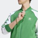Adidas Cl+ Superstar Track Top - Green / Silver / White