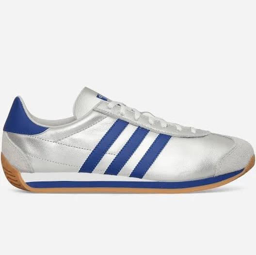 Adidas Country OG Metallic Silver/ Brave Blue/ Ftw White