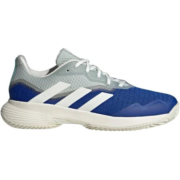 Adidas - Courtjam Control Tennis Shoes - Grey/Blue - UK 12.5