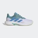 adidas-CourtJam Control Tennis Shoes-Men-Mint Ton / Pulse Blue / Cloud White-12