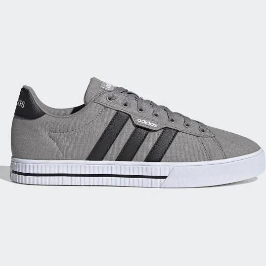 adidas-Daily 3.0 Shoes-Men-Dove Grey / Core Black / Cloud White-9.5