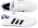 Adidas Daily 3.0 Shoes White / Black / White 7 - Men Skateboarding Trainers
