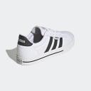 Adidas Daily 3.0 Shoes White / Black / White 9 - Men Skateboarding Trainers