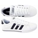 Adidas Daily 3.0 Shoes White / Black / White 9 - Men Skateboarding Trainers