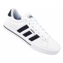 Adidas Daily 3.0 Shoes White / Black / White 9 - Men Skateboarding Trainers