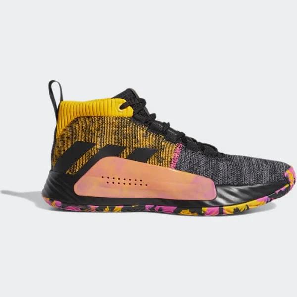 Adidas Dame 5 'Core Black Shock Pink' Mens Sneakers - Size 7.0