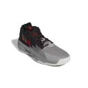 Adidas Dame 8 Shoes Grey / Red / Black 11 - Unisex Basketball Trainers
